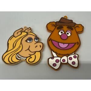 VINTAGE HALLMARK MUPPETS JIM HENSON MISS PIGGY FOZZIE COOKIE CUTTERS / ORNAMENTS